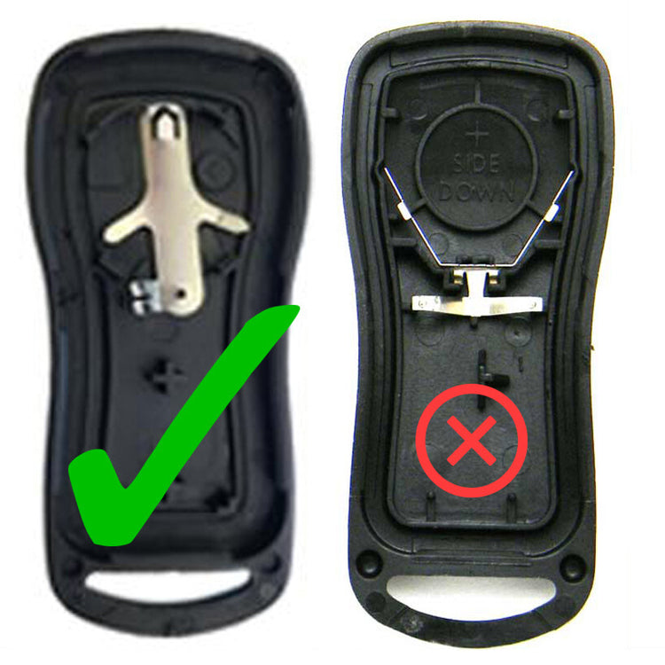 Key Fob / Remote Transmitter Shell - Case for Select Infiniti Nissan Vehicles