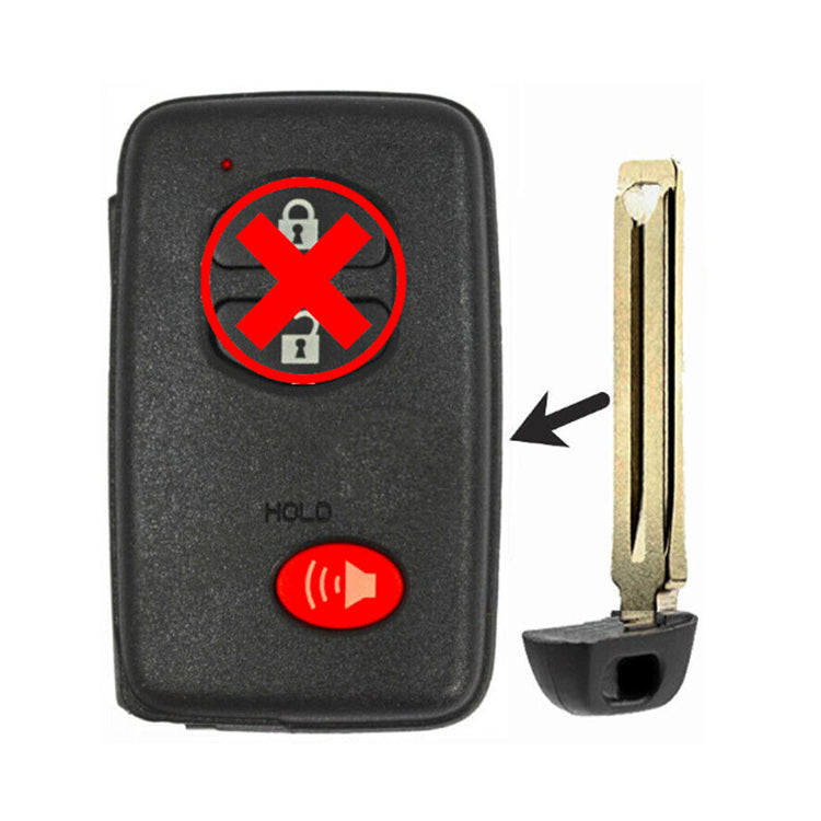 Key Fob / Remote Transmitter for Select Toyota Vehicles