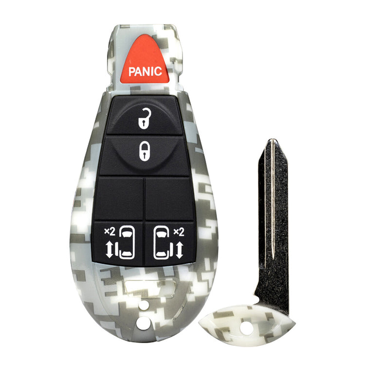 Key Fob / Remote Transmitter Fobik Shell - Case for Select Chrysler Dodge Volkswagen Vehicles