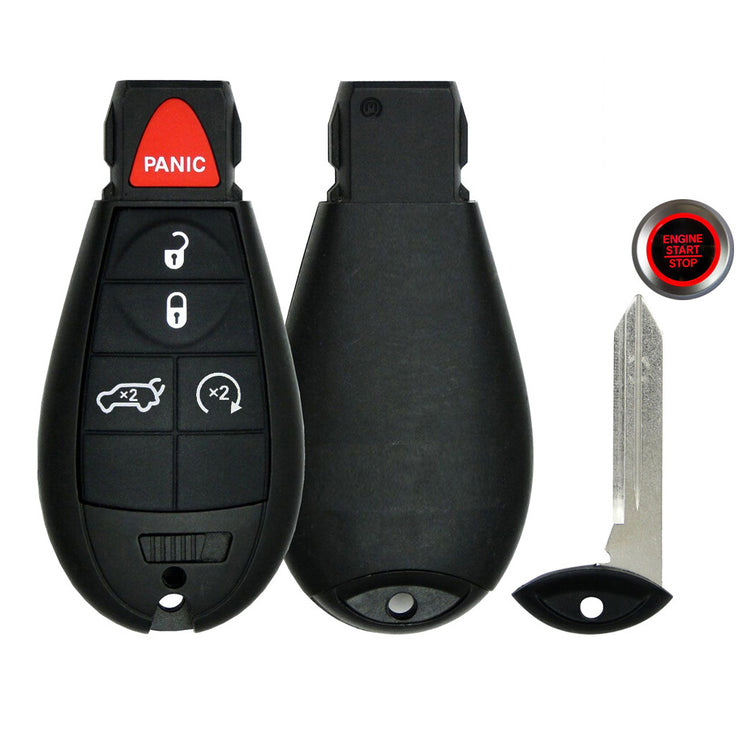 Key Fob / Remote Transmitter Fobik for Select Dodge Jeep Vehicles