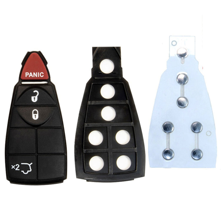 Key Fob / Remote Transmitter Fobik Shell - Case for Select Jeep Vehicles