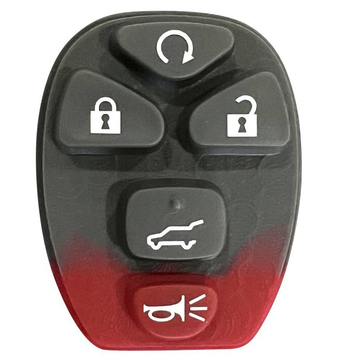Key Fob / Remote Transmitter Rubber Buttons for Select Buick Cadillac Chevrolet GMC Saturn Vehicles