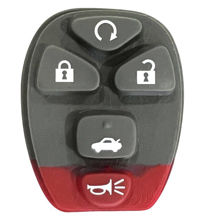 Key Fob / Remote Transmitter Rubber Buttons for Select Buick Cadillac Chevrolet GMC Saturn Vehicles
