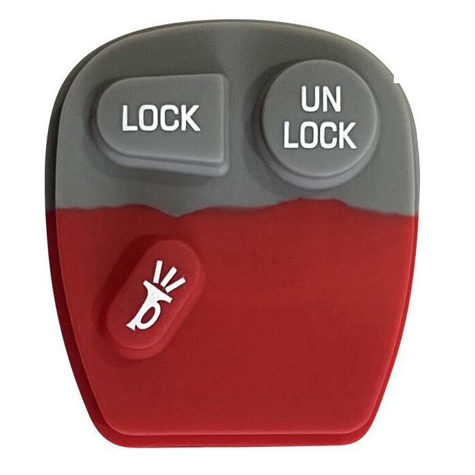 Key Fob / Remote Transmitter Rubber Buttons for Select Cadillac Chevrolet GMC Vehicles