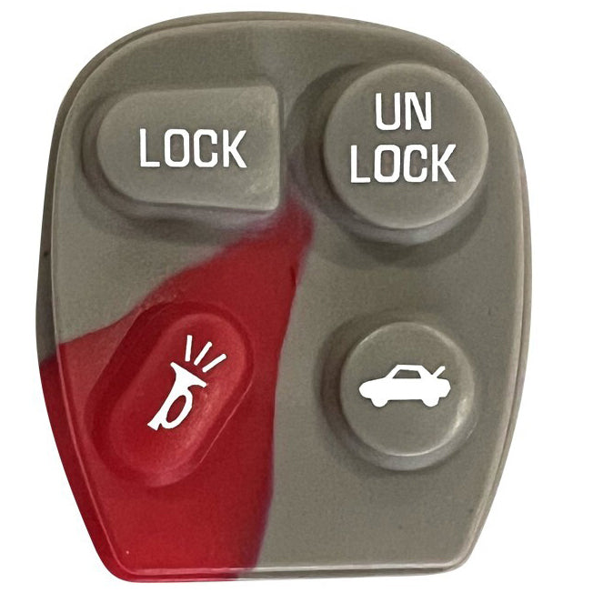 Key Fob / Remote Transmitter Rubber Buttons for Select Cadillac Chevrolet GMC Oldsmobile Pontiac Vehicles