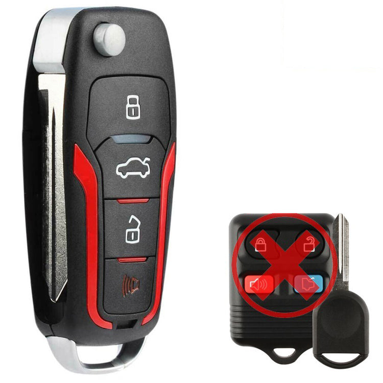 Key Fob / Remote Transmitter for Select Ford Mercury Lincoln Mazda Vehicles