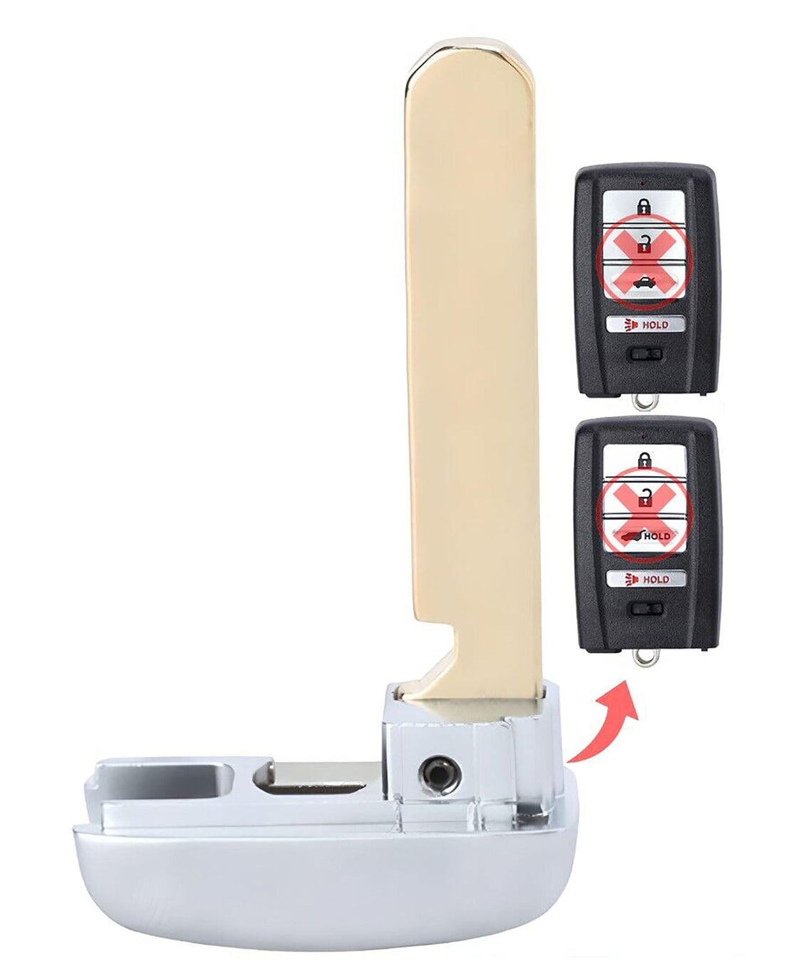 2021 Acura TLX Replacement Uncut Insert Key Blade