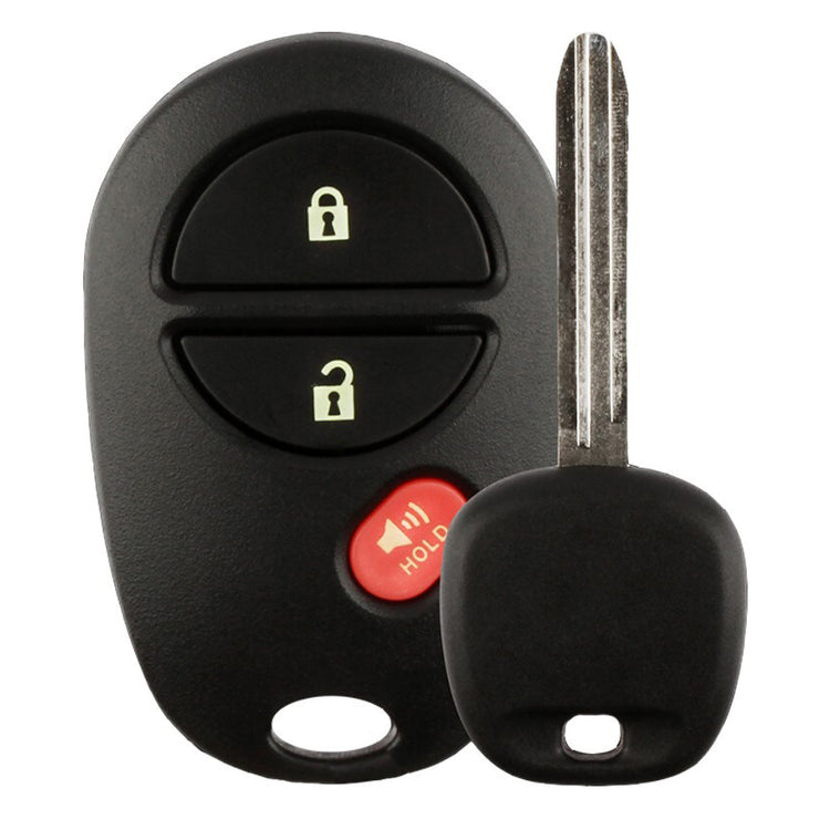 Transponder Key and Remote Transmitter for Select Toyota Vehicles