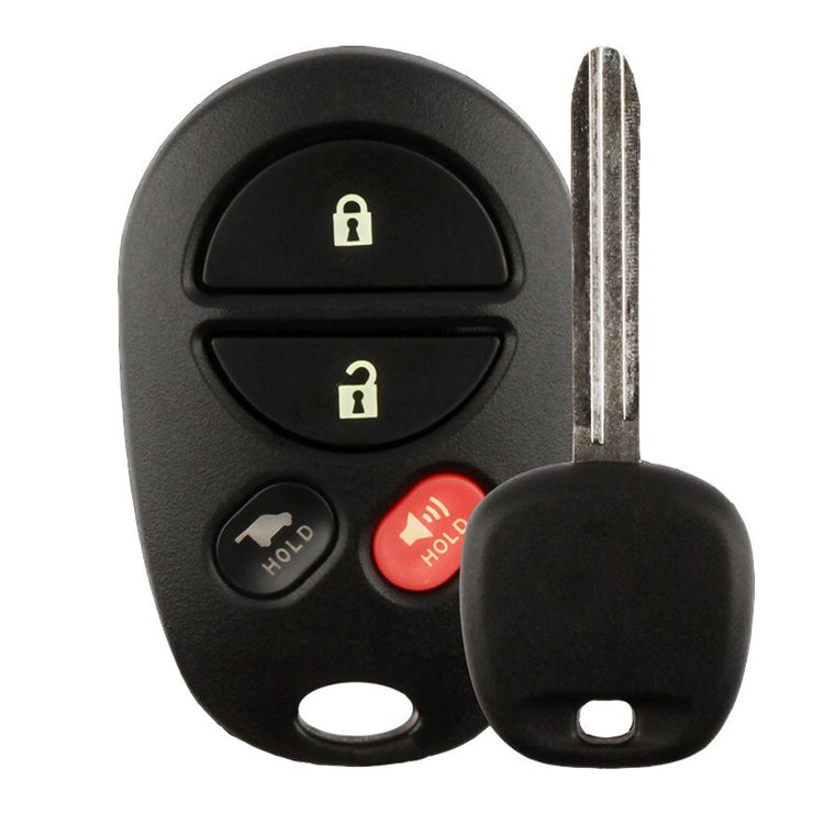 Transponder Key and Remote Transmitter for Select Toyota Vehicles