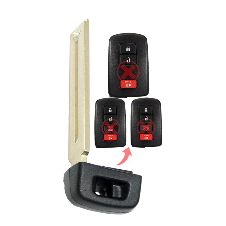 Emergency Insert Key for Select Toyota Vehicles