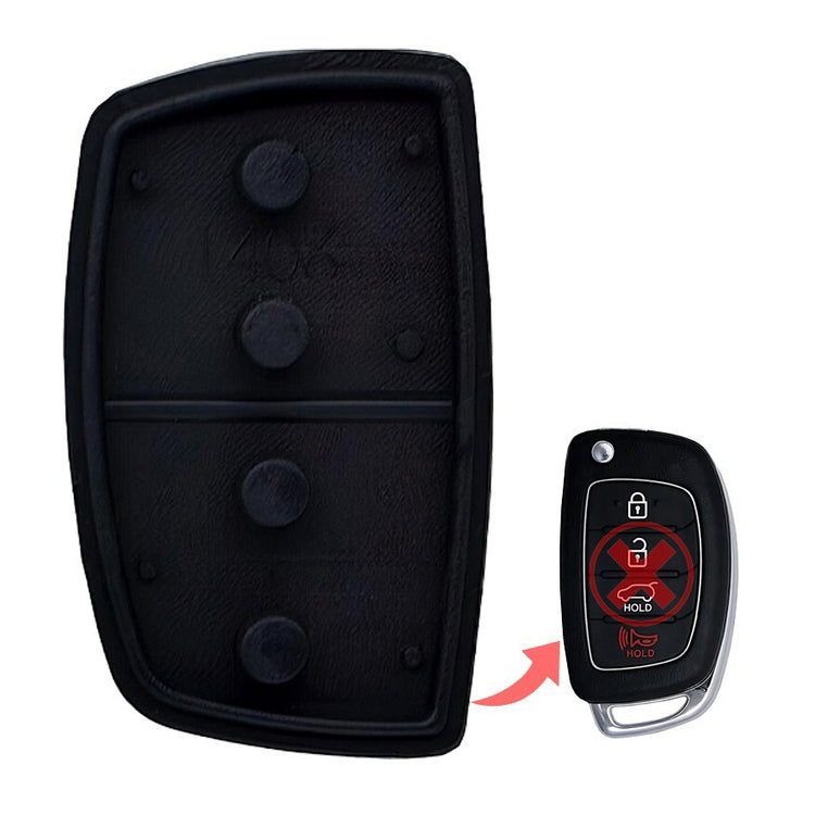 Key Fob / Remote Transmitter Rubber Buttons for Select Hyundai Vehicles