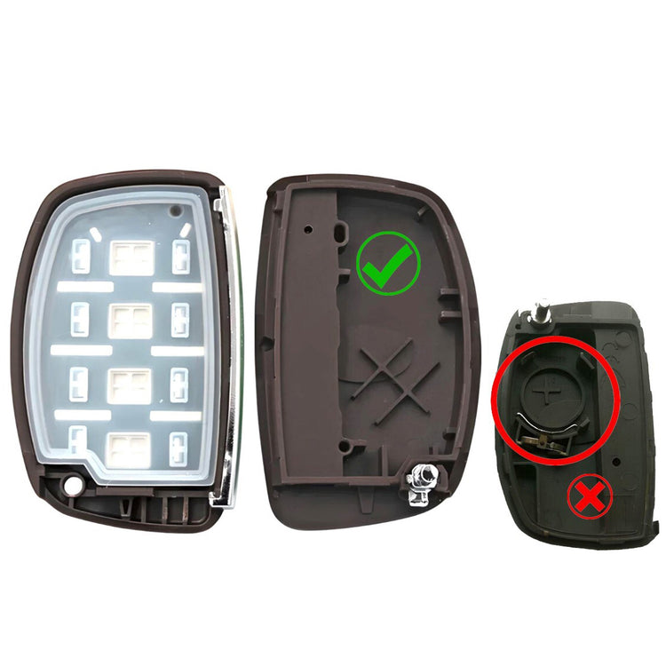 Key Fob / Remote Transmitter Shell - Case for Select Hyundai Vehicles