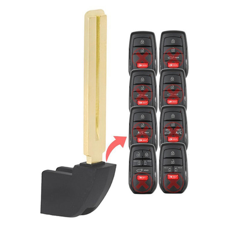 Emergency Insert Key for Select Toyota Vehicles