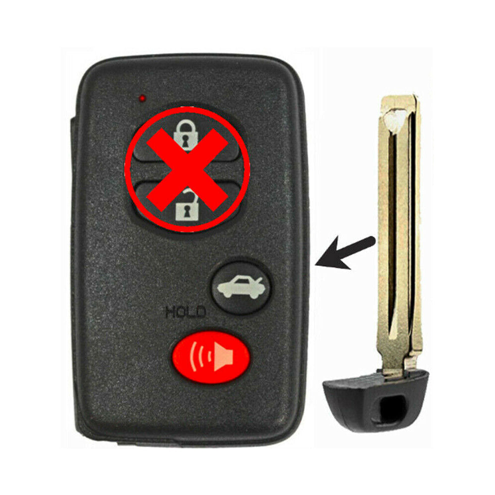 2009 Toyota Avalon Replacement Key Fob Remote