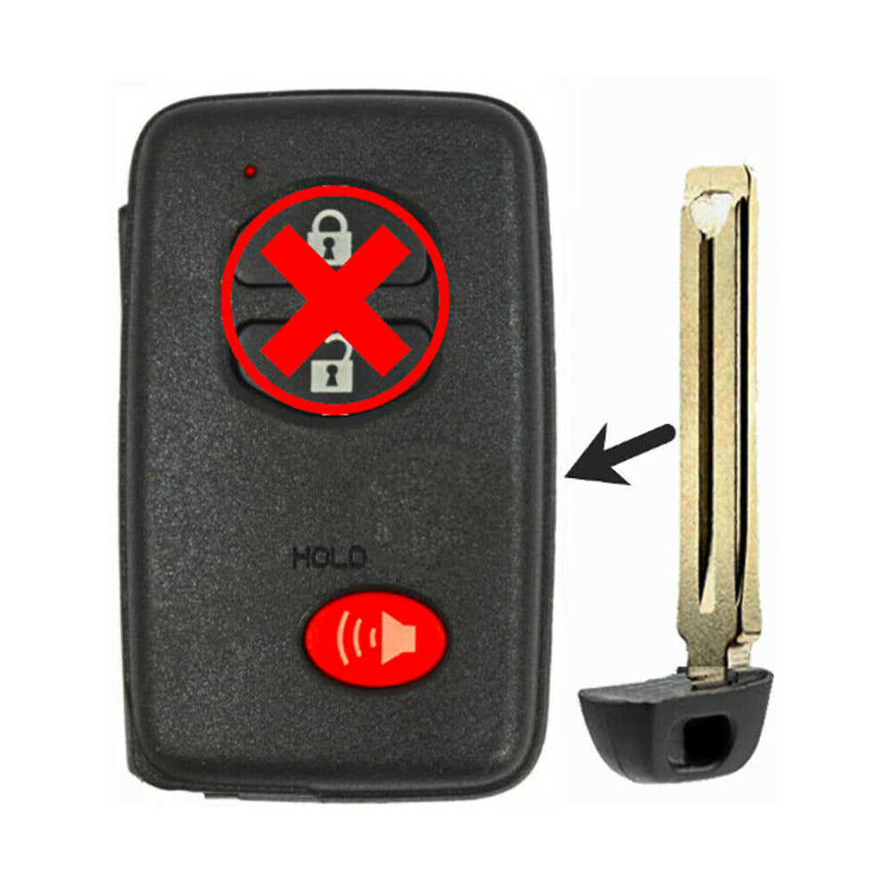 2019 Toyota 4Runner Replacement Key Fob Remote