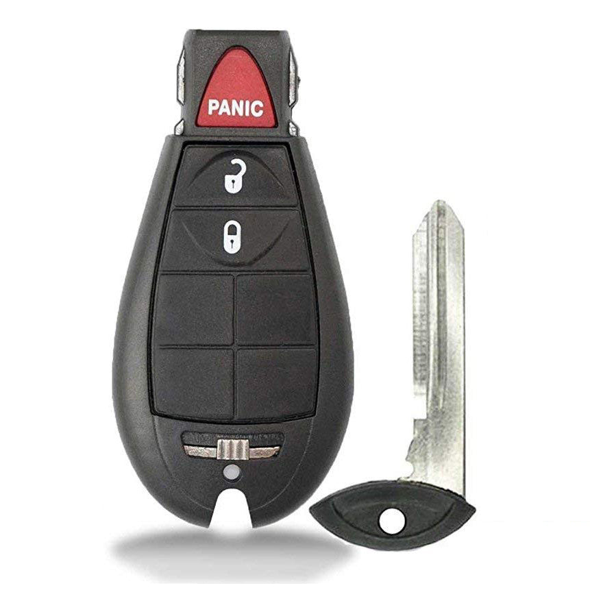 Key Fob / Remote Transmitter Fobik Shell - Case for Select Chrysler Dodge Jeep Volkswagen Ram Vehicles