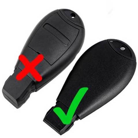 Key Fob / Remote Transmitter Fobik Shell - Case for Select Chrysler Dodge Jeep Volkswagen Ram Vehicles