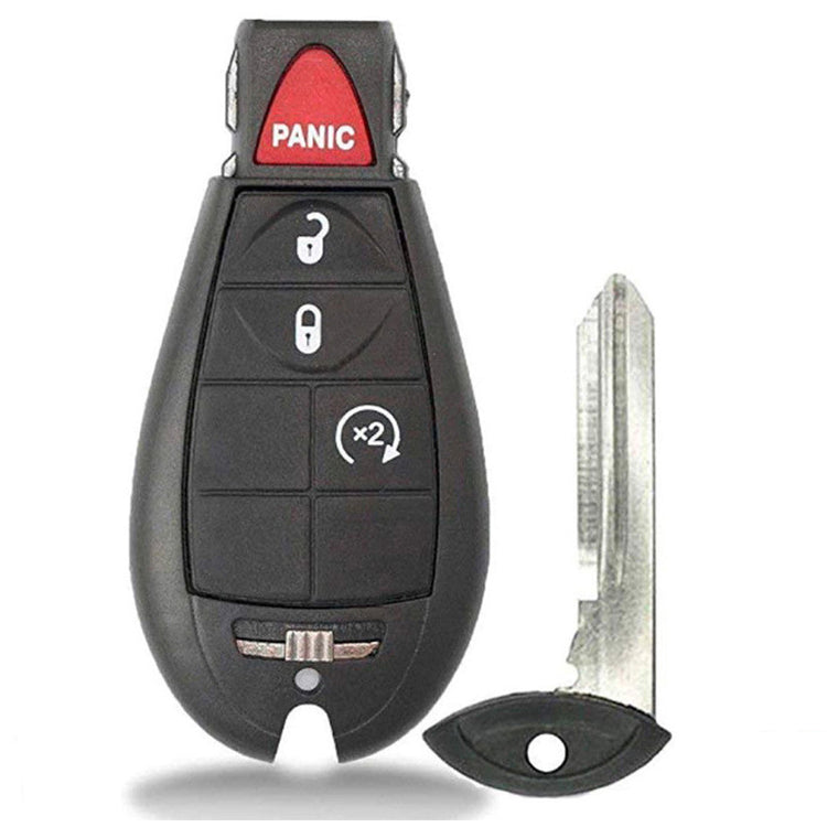Key Fob / Remote Transmitter Fobik Shell - Case for Select Chrysler Dodge Jeep Volkswagen Ram Vehicles