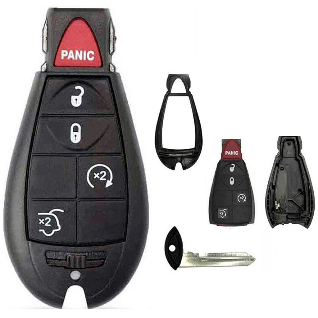 Key Fob / Remote Transmitter Fobik Shell - Case for Select Jeep Vehicles