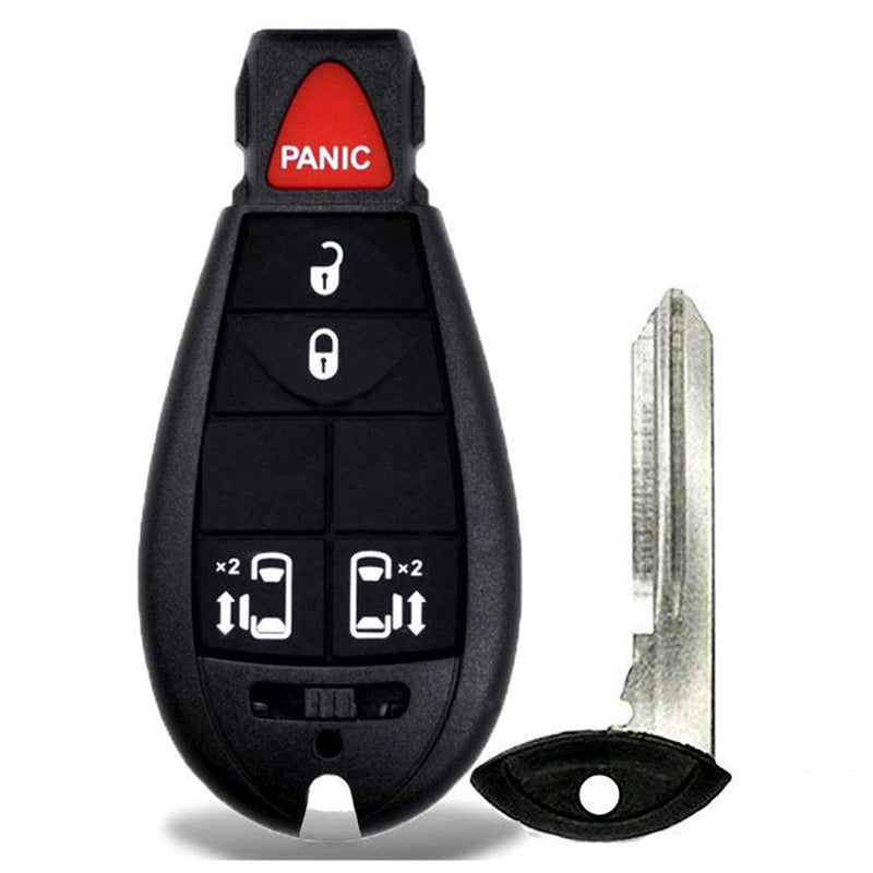 Key Fob / Remote Transmitter Fobik Shell - Case for Select Chrysler Dodge Volkswagen Vehicles