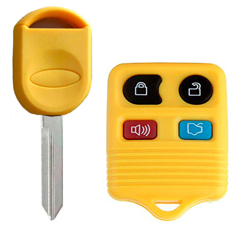 Transponder Key and Remote Transmitter for Select Ford Mercury Lincoln Mazda Vehicles