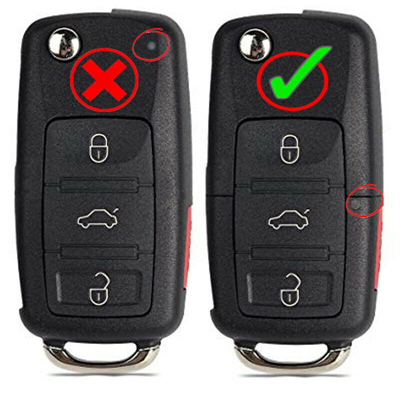 Key Fob / Remote Transmitter Shell - Case for Select Volkswagen Vehicles