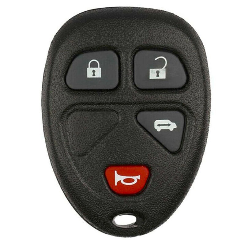Key Fob / Remote Transmitter Shell - Case for Select Buick Chevrolet Pontiac Saturn Vehicles