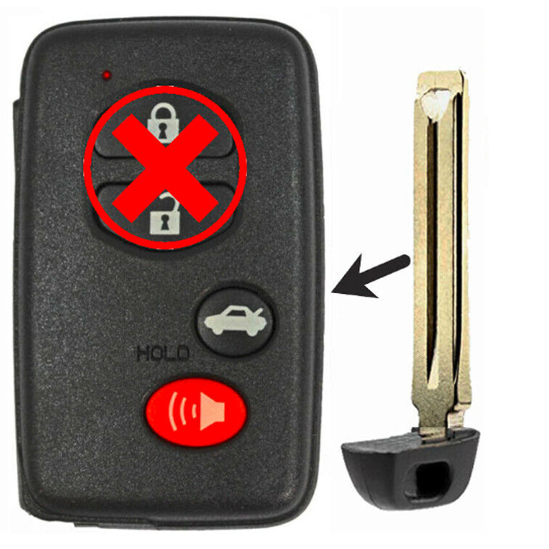 Emergency Insert Key for Select Toyota Vehicles