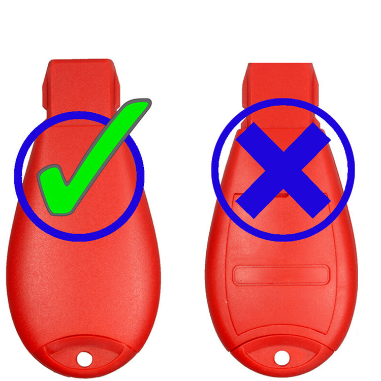 Key Fob / Remote Transmitter Fobik Shell - Case for Select Chrysler Dodge Jeep Volkswagen Vehicles
