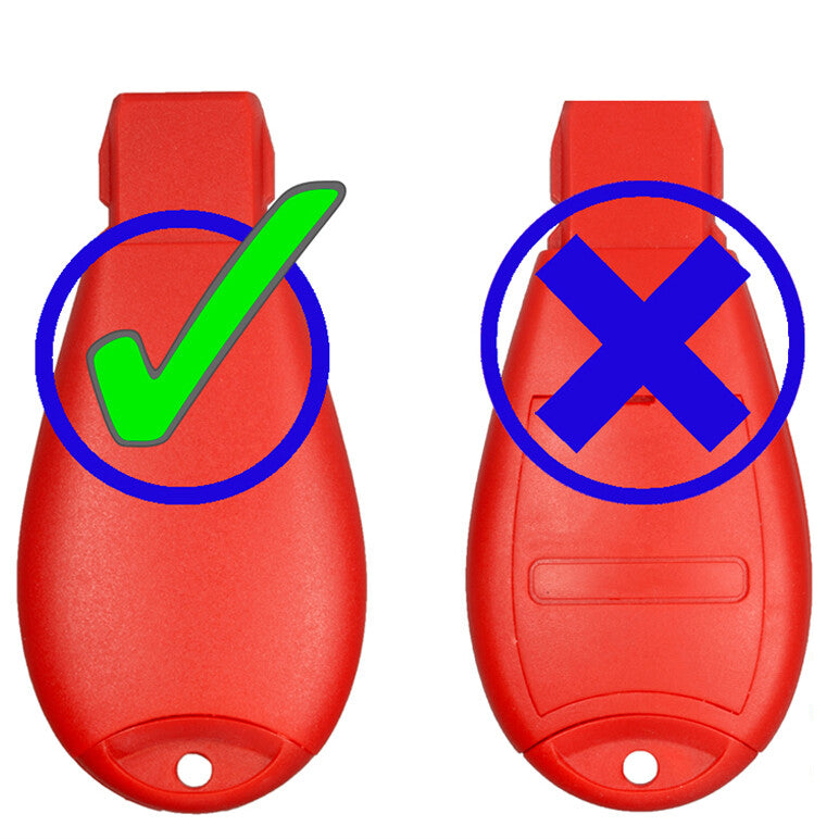 Key Fob / Remote Transmitter Fobik Shell - Case for Select Chrysler Dodge Jeep Vehicles