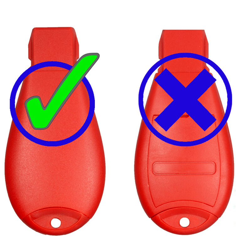 Key Fob / Remote Transmitter Fobik Shell - Case for Select Chrysler Dodge Jeep Vehicles