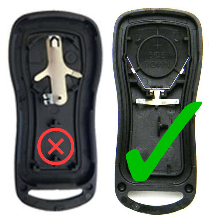 Key Fob / Remote Transmitter Shell - Case for Select Infiniti Nissan Vehicles