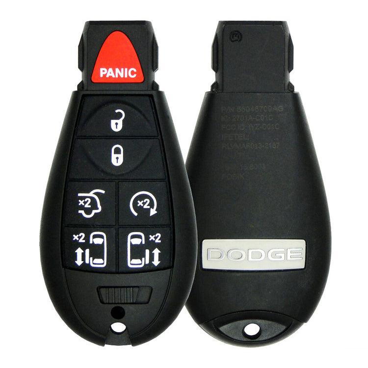 OEM Key fob Transmitter Fobik for Select Chrysler Dodge Volkswagen Vehicles