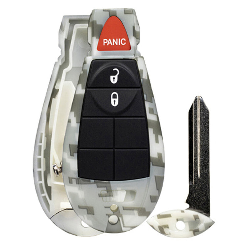 Key Fob / Remote Transmitter Fobik Shell - Case for Select Chrysler Dodge Jeep Volkswagen Vehicles