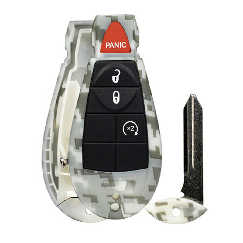 Key Fob / Remote Transmitter Fobik Shell - Case for Select Dodge Jeep Vehicles