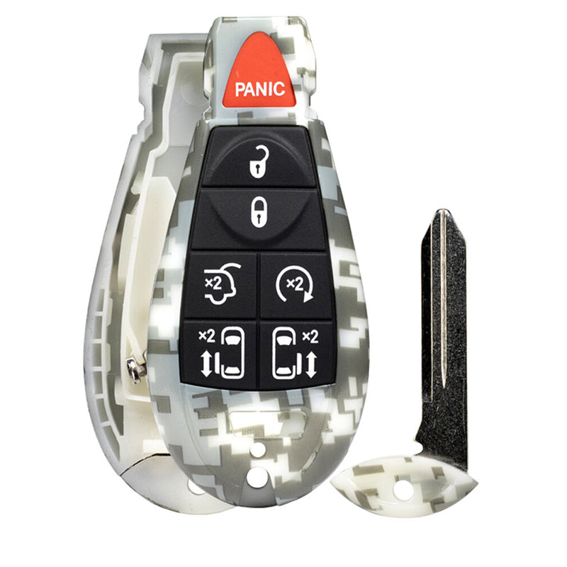 Key Fob / Remote Transmitter Fobik Shell - Case for Select Chrysler Dodge Volkswagen Vehicles