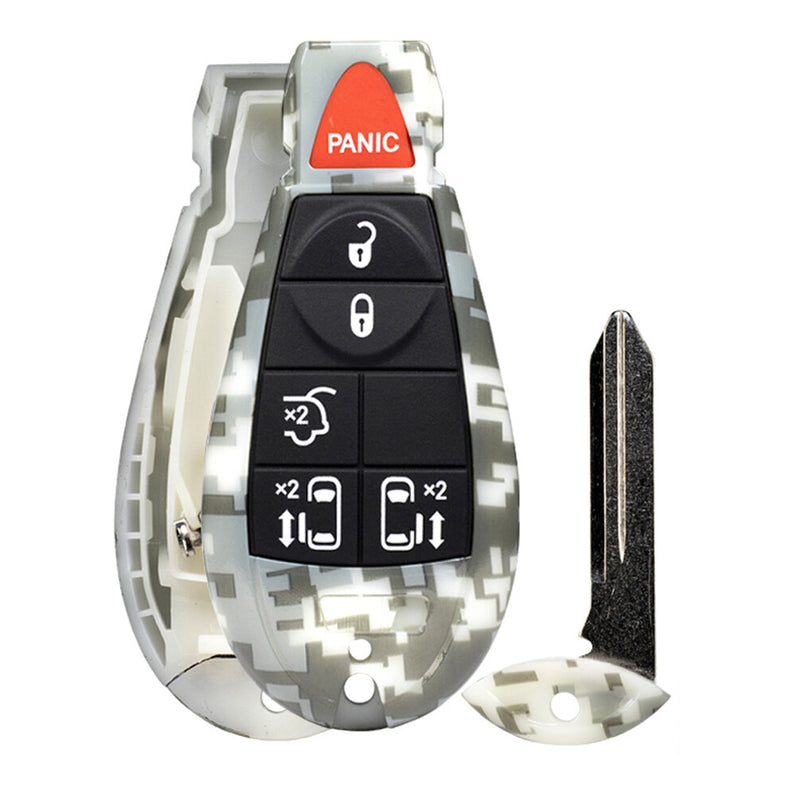 Key Fob / Remote Transmitter Fobik Shell - Case for Select Chrysler Dodge Volkswagen Vehicles
