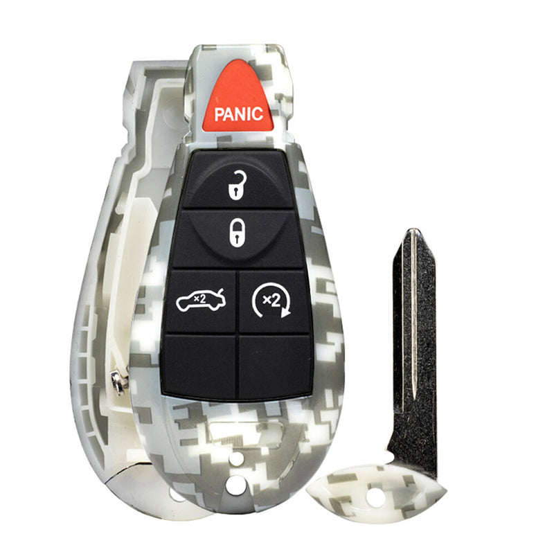 Key Fob / Remote Transmitter Fobik Shell - Case for Select Chrysler Dodge Jeep Vehicles