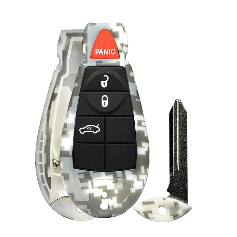 Key Fob / Remote Transmitter Fobik Shell - Case for Select Chrysler Dodge Jeep Vehicles