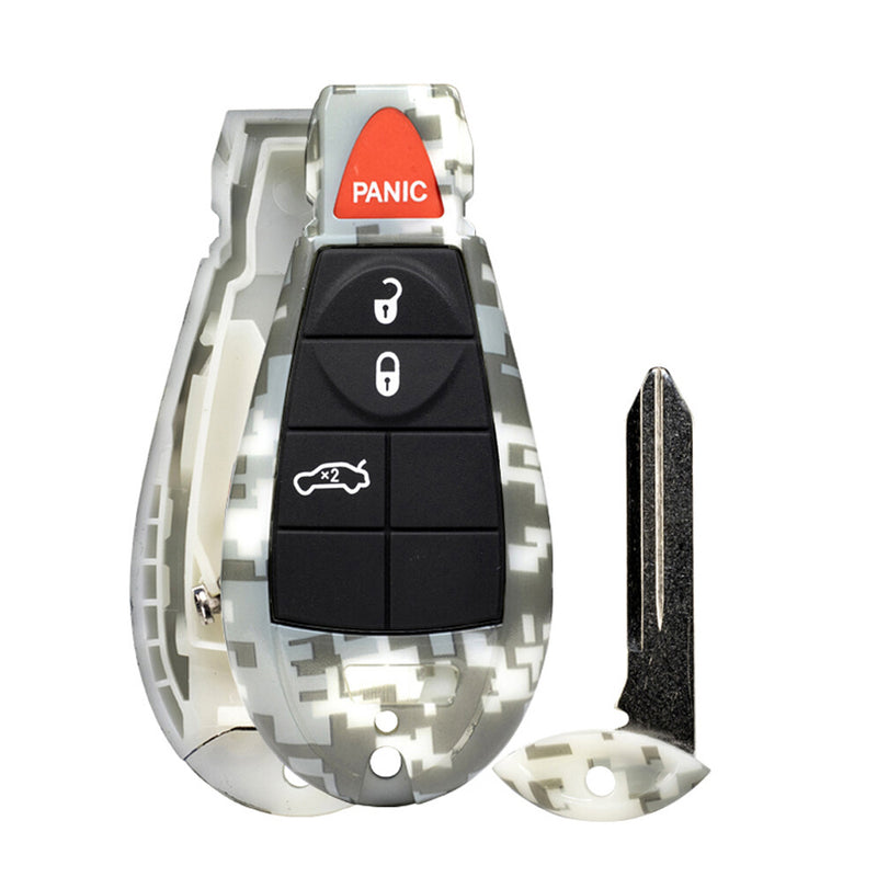 Key Fob / Remote Transmitter Fobik Shell - Case for Select Chrysler Dodge Jeep Vehicles
