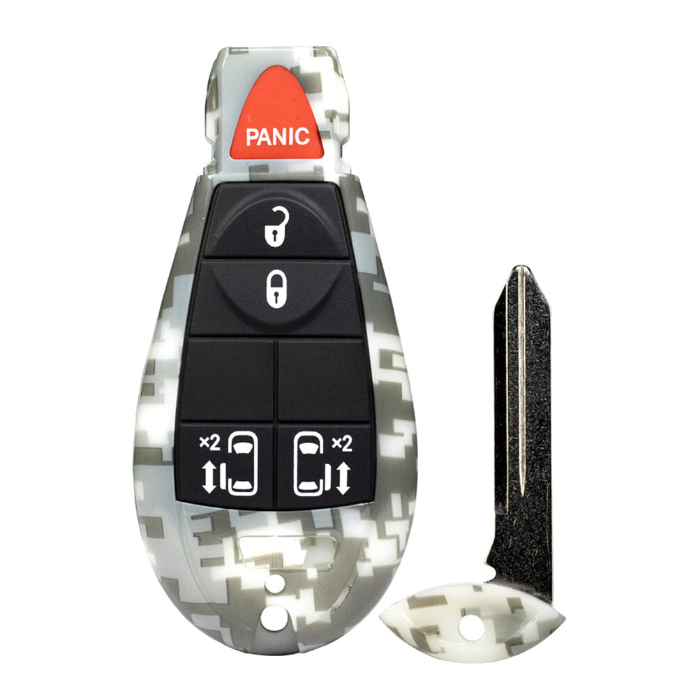 Key Fob / Remote Transmitter Fobik Shell - Case for Select Chrysler Dodge Volkswagen Vehicles