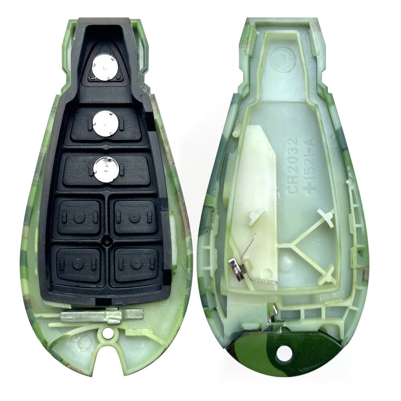 Key Fob / Remote Transmitter Fobik Shell - Case for Select Chrysler Dodge Jeep Volkswagen Ram Vehicles