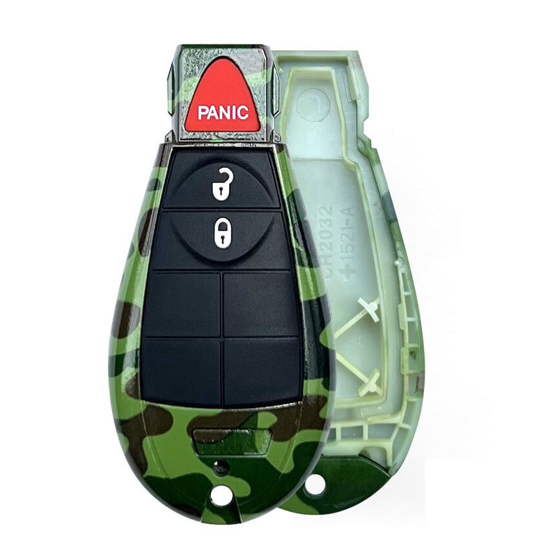 Key Fob / Remote Transmitter Fobik Shell - Case for Select Chrysler Dodge Jeep Volkswagen Ram Vehicles