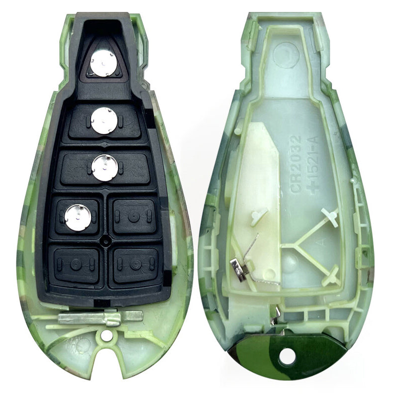 Key Fob / Remote Transmitter Fobik Shell - Case for Select Chrysler Dodge Jeep Ram Vehicles