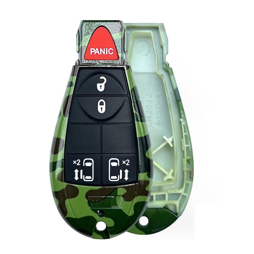 Key Fob / Remote Transmitter Fobik Shell - Case for Select Chrysler Dodge Volkswagen Vehicles