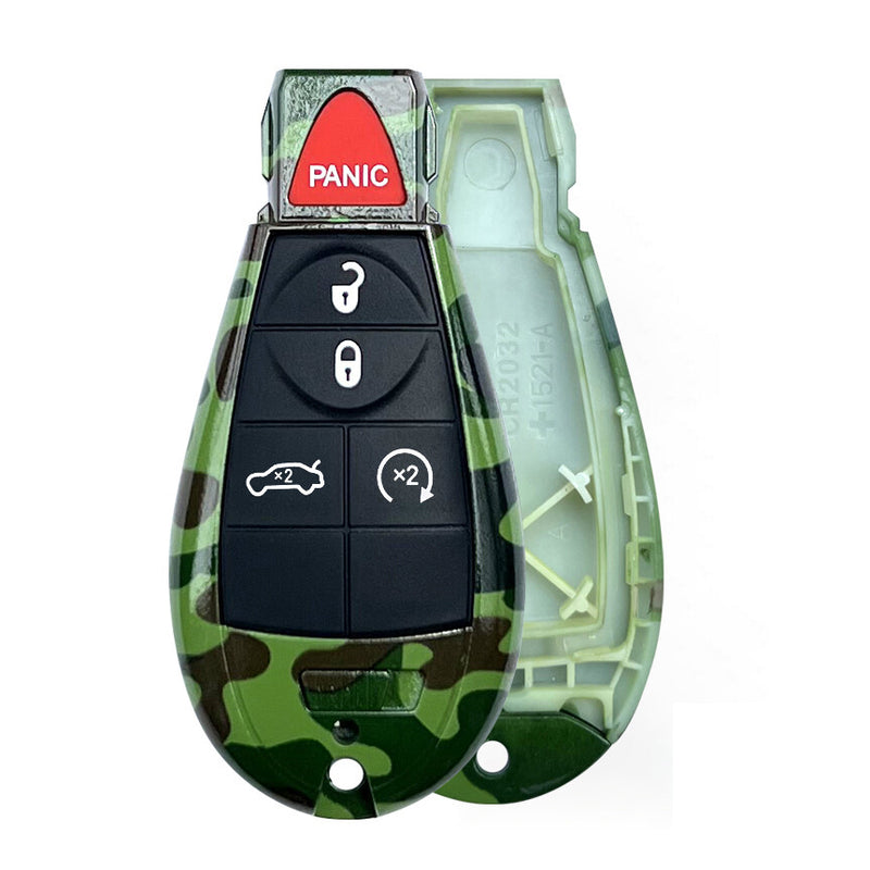 Key Fob / Remote Transmitter Fobik Shell - Case for Select Chrysler Dodge Jeep Vehicles