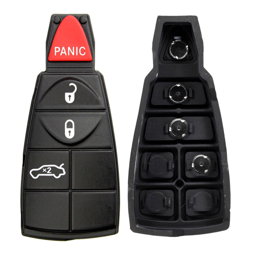 Key Fob / Remote Transmitter Fobik Rubber Buttons for Select Chrysler Dodge Vehicles