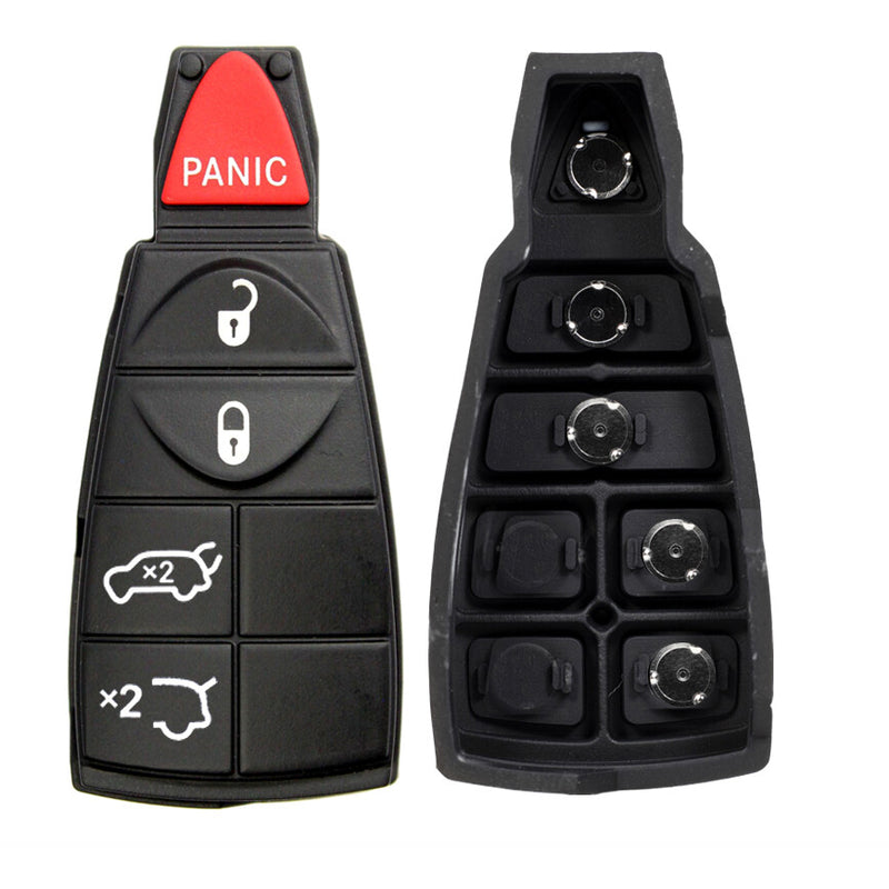 Key Fob / Remote Transmitter Fobik Rubber Buttons for Select Chrysler Jeep Vehicles