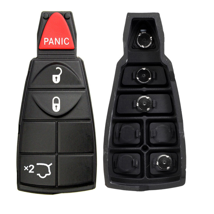 Key Fob / Remote Transmitter Fobik Rubber Buttons for Select Chrysler Jeep Vehicles