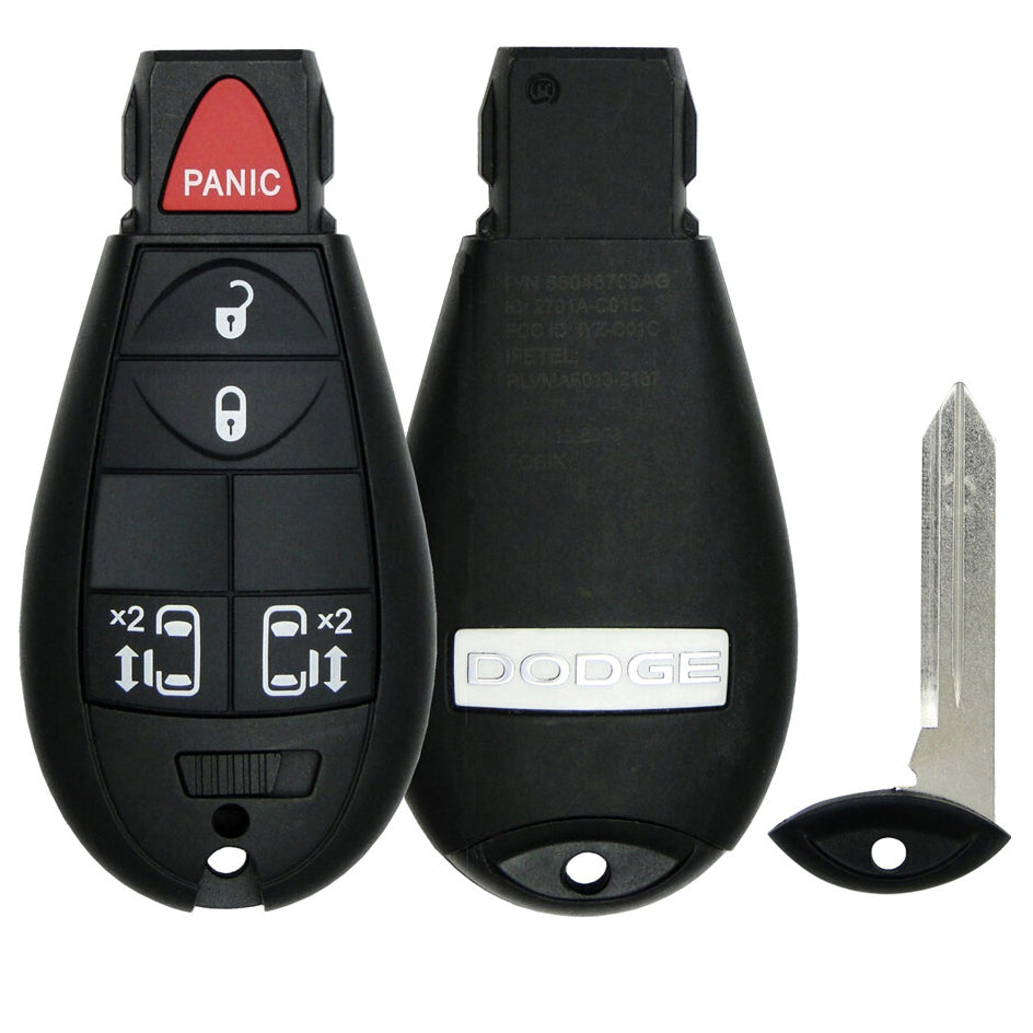 OEM Key fob Transmitter Fobik for Select Dodge Vehicles